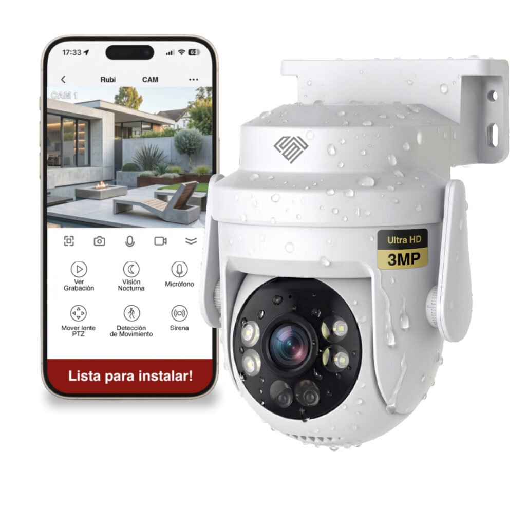 Cámara Simple 3MP Wifi Exterior