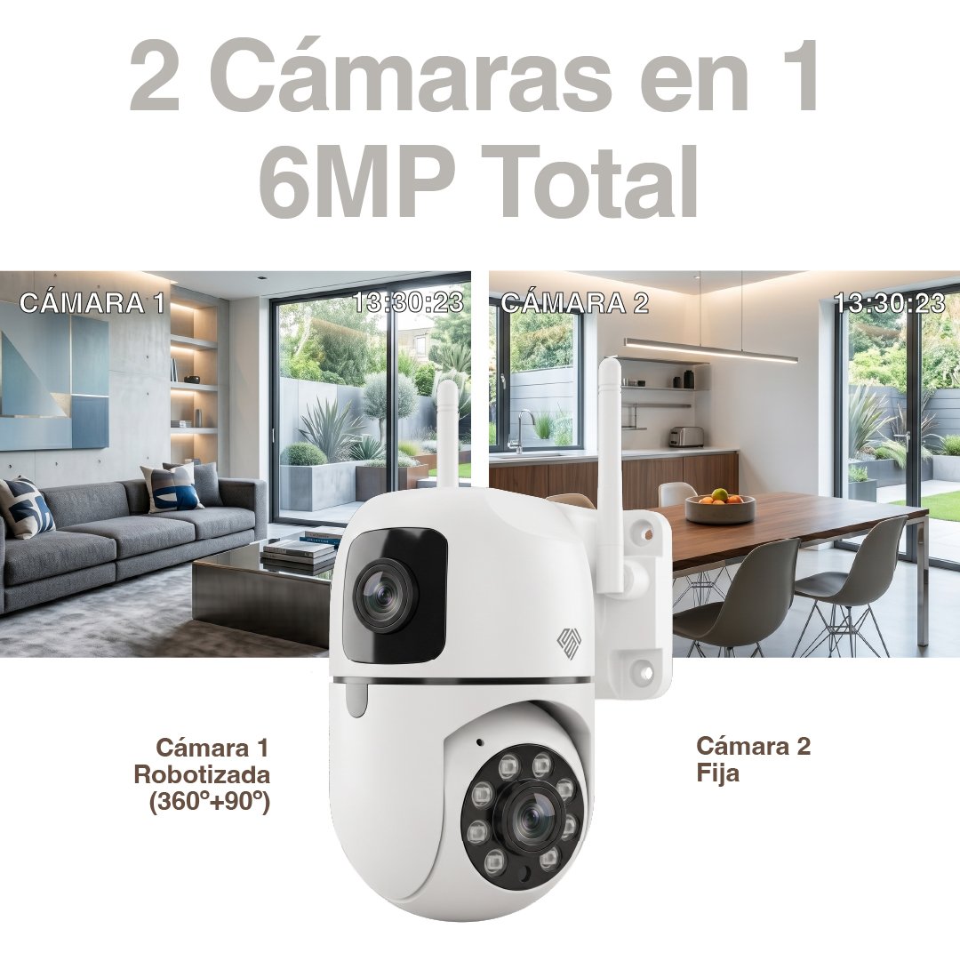 Cámara Dual 6MP Wifi Exterior - Image 5