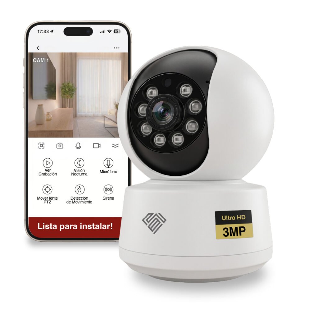 Cámara Simple 3MP Wifi Interior