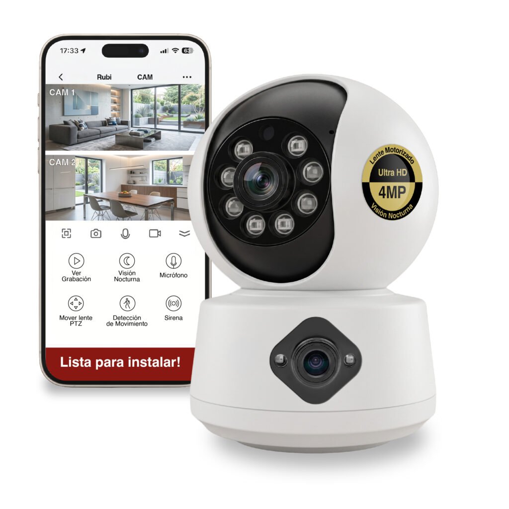 Cámara Dual 4MP Wifi Interior